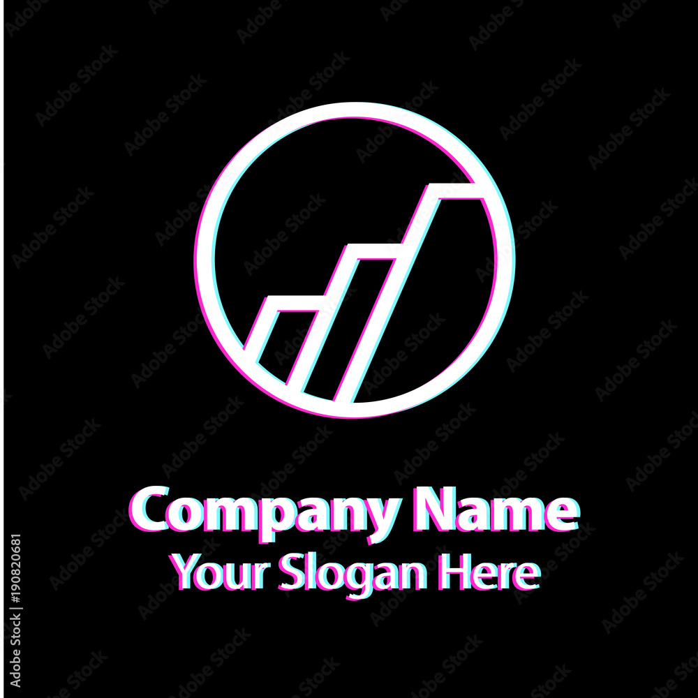 Abstract graphic icon, logo design template, symbol for company Abstract graphic icon, logo design template, symbol for company