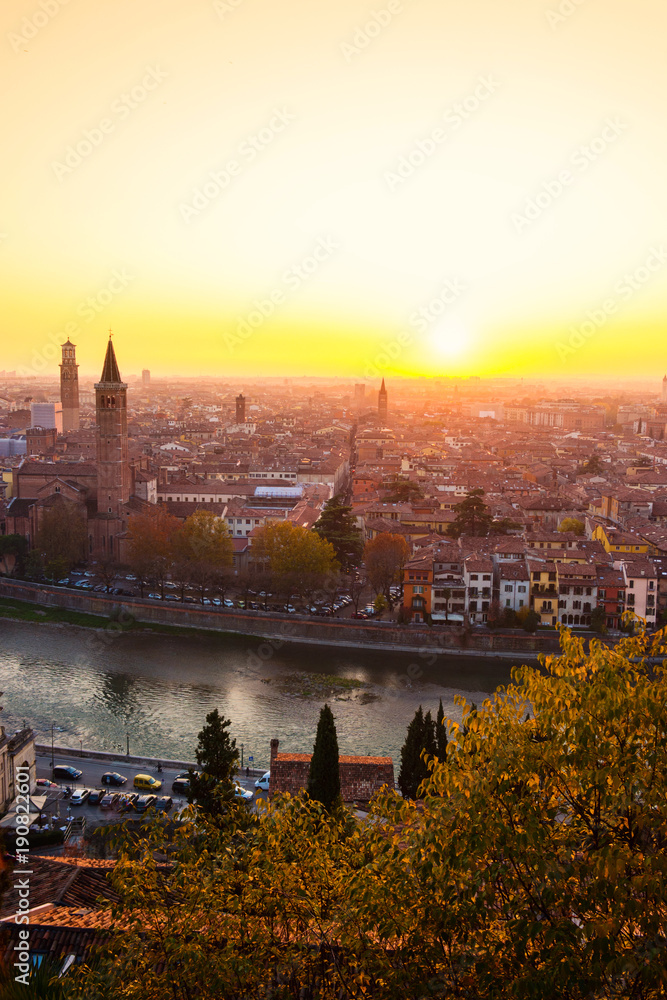 Aerial view of Verona