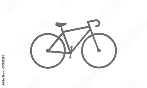 Sport Bicycle vector on white background © Qullosadean
