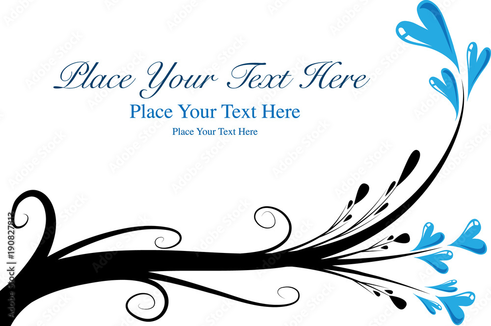 Obraz premium heart shape background border
