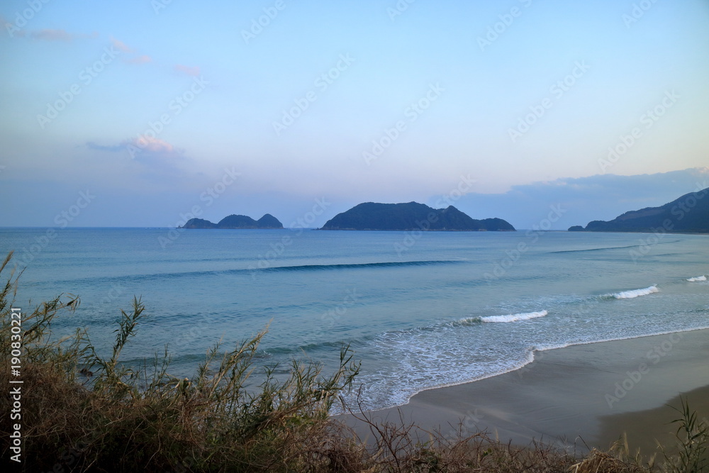冬の石波海岸 日南海岸