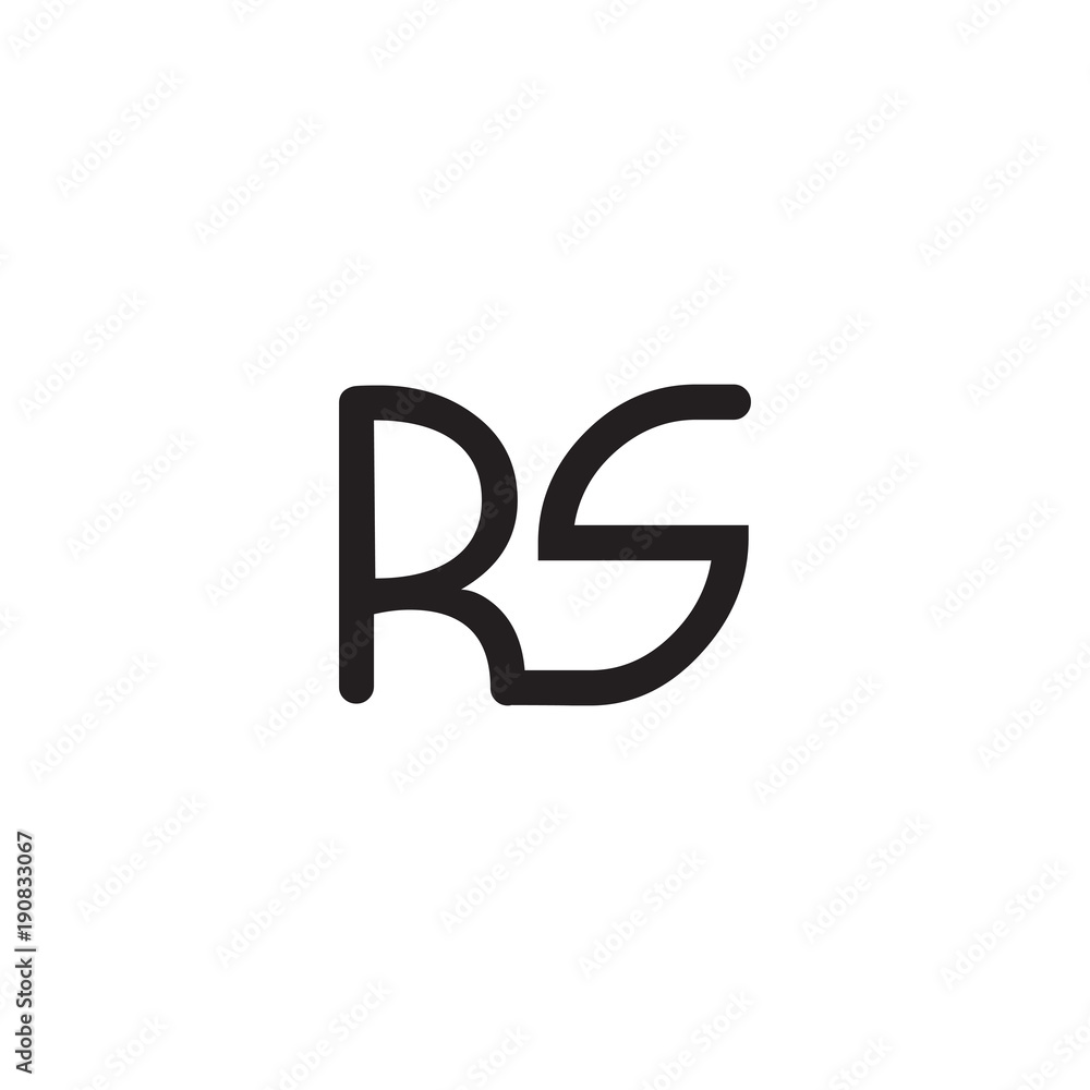 initial letter rounded logo modern initial letter rounded logo modern