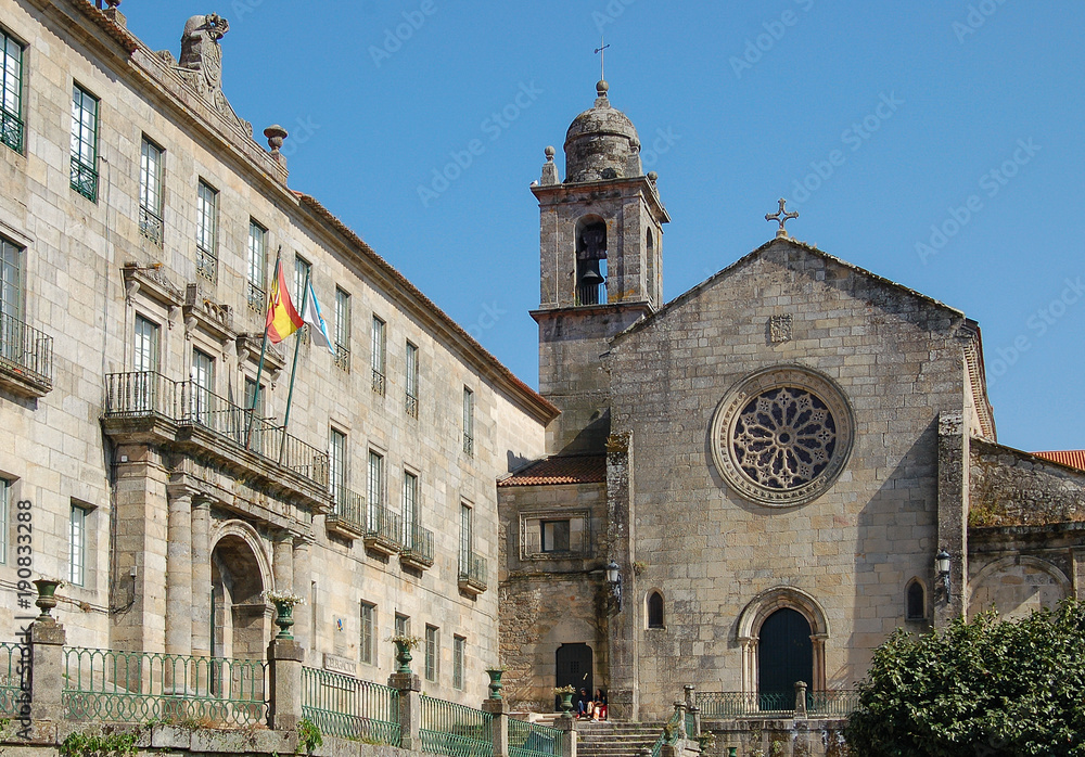 Historic Convent and Church of San Francisco - Pontevedra, Galicia, Spain