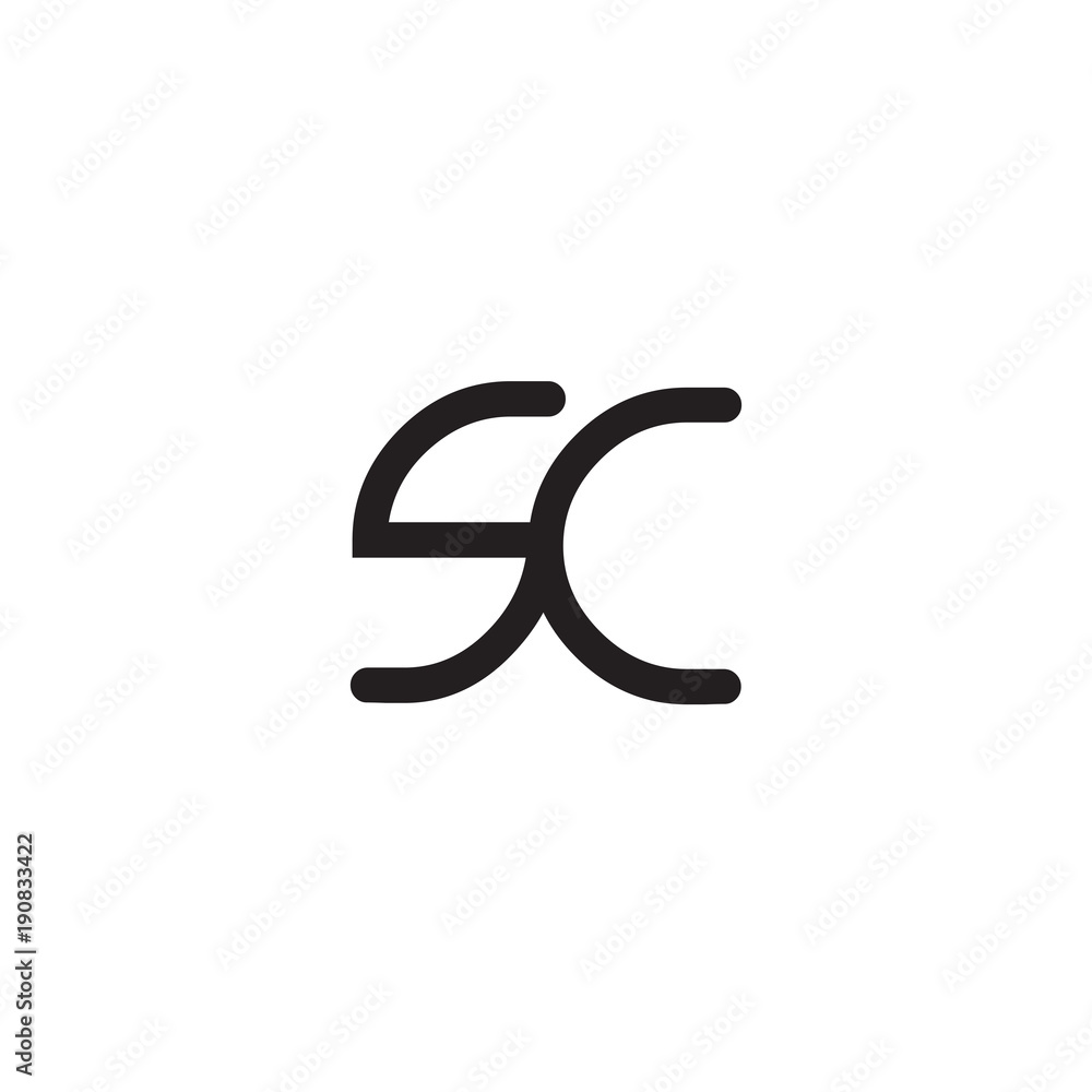 initial letter rounded logo modern initial letter rounded logo modern