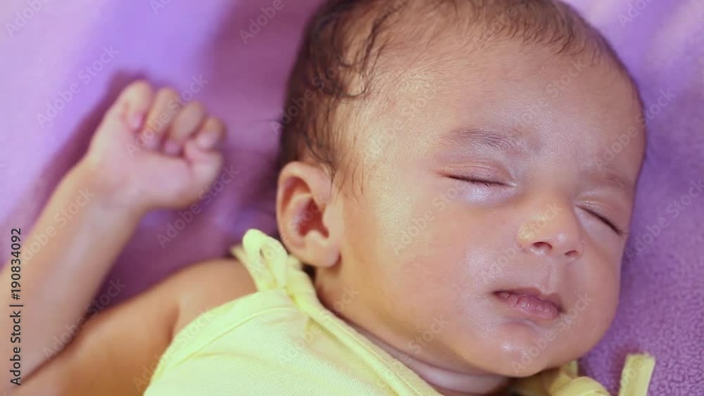 Cute newborn baby boy sleeping Cute newborn baby boy sleeping
