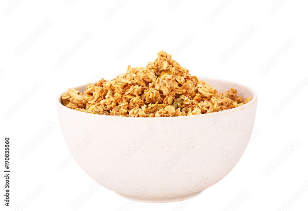 Muesli in bowl Muesli in bowl