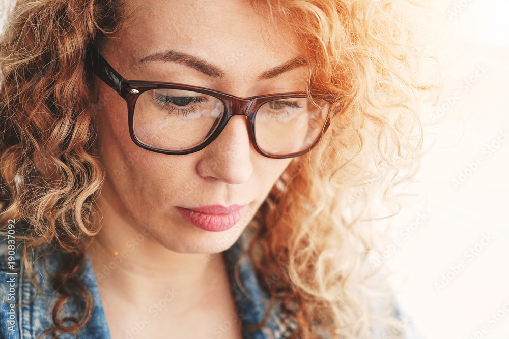 Obraz premium portrait of business woman of the middle age
