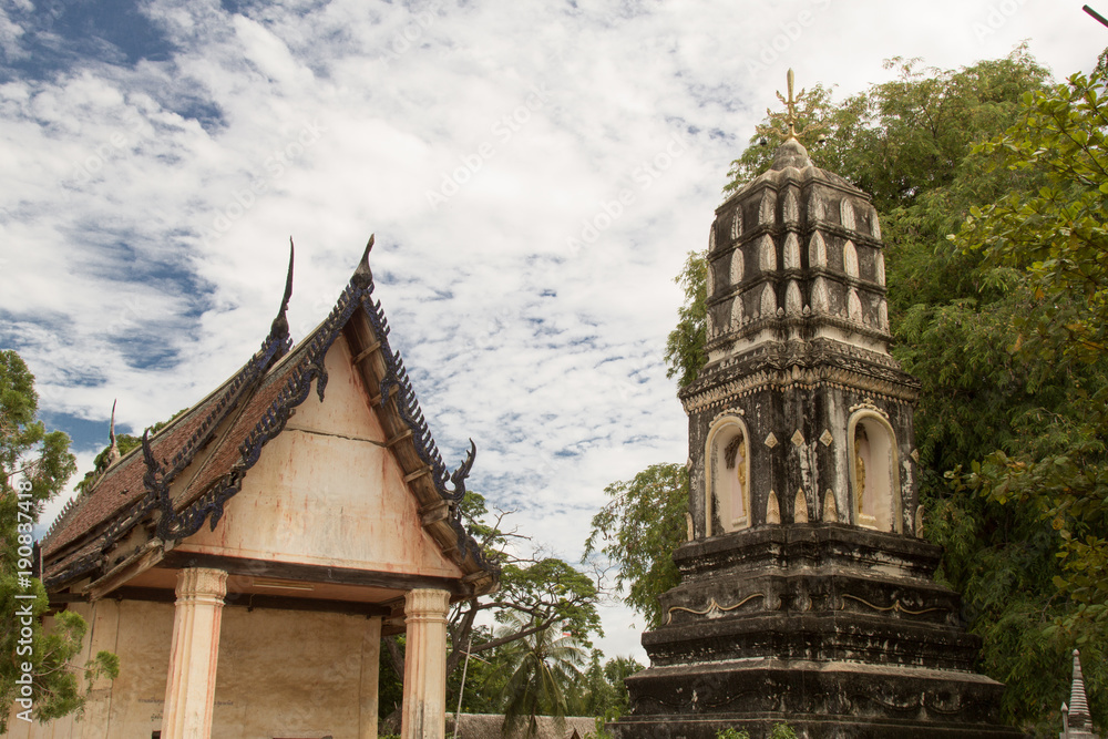 Old temple and old pagoda in Thailandใ Old temple and old pagoda in Thailandใ
