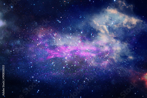 Fototapeta Naklejka Na Ścianę i Meble -  Galaxy and nebula . Starry outer space background texture.