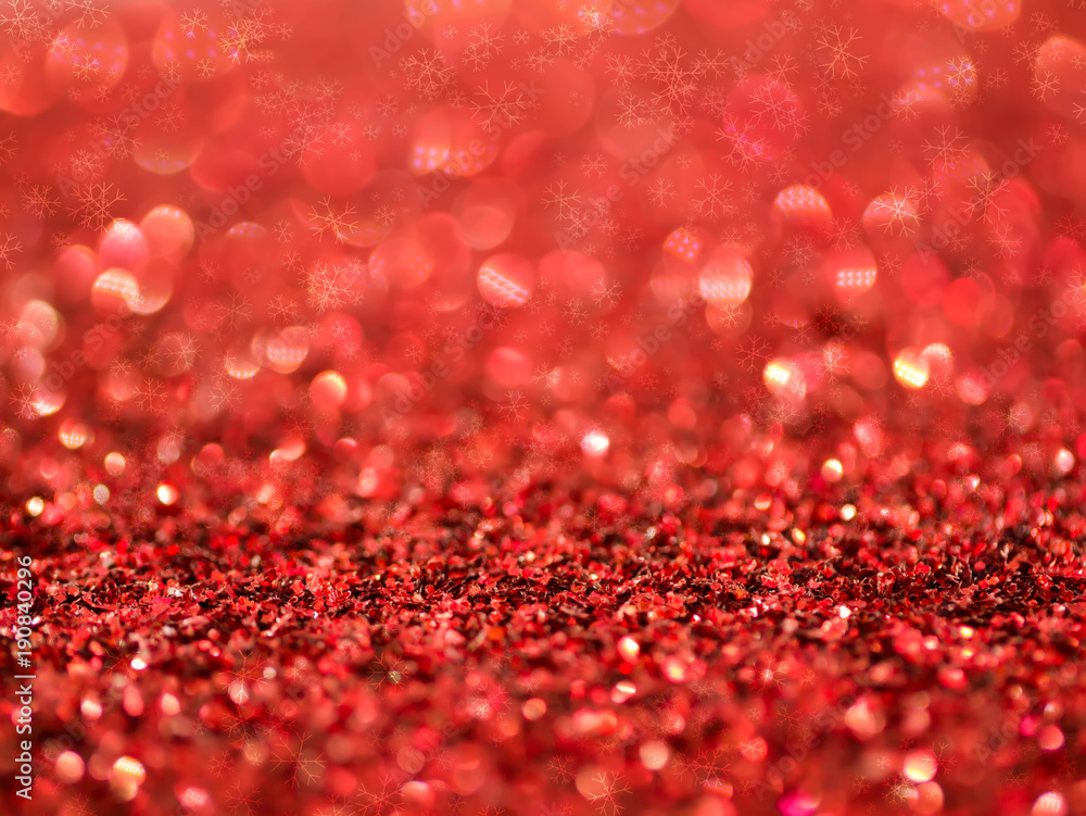 Red Sparkling Glitter bokeh Background. Red Sparkling Glitter bokeh Background.