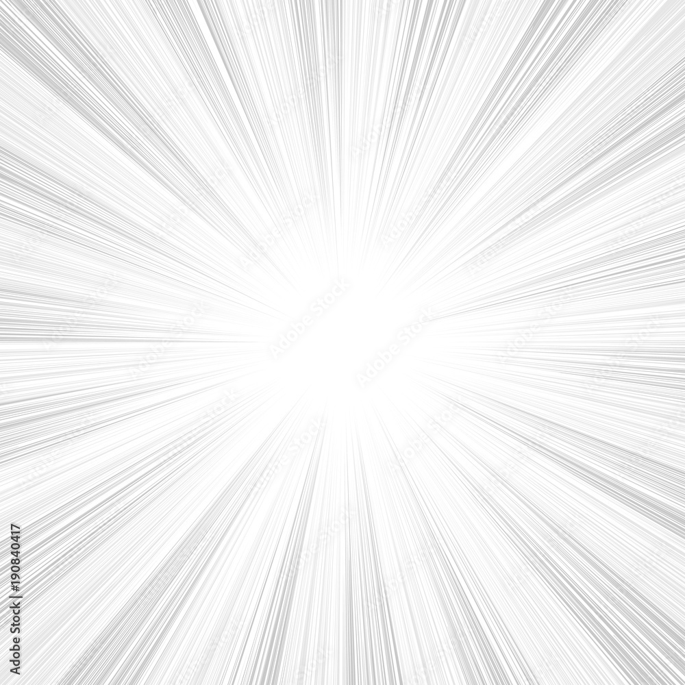 Sun rays, sunburst, light rays, sunbeam background abstract black and white. Comic book speed line radial background. Sun rays, sunburst, light rays, sunbeam background abstract black and white. Comic book speed line radial background.