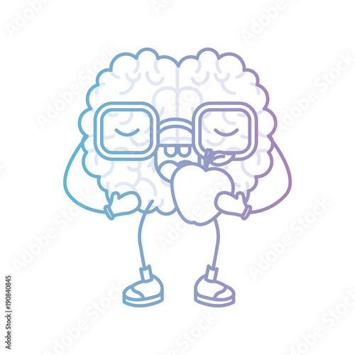 Wallpaper Mural  brain cartoon expression mind intelligence neurology fun caricature comic graphic vector illustration Torontodigital.ca