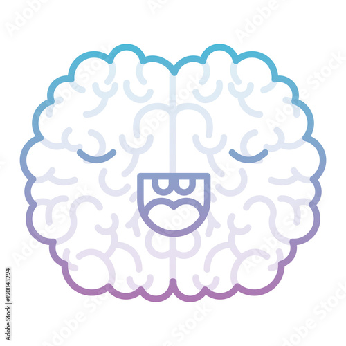 Wallpaper Mural  brain science cartoon character fun comic mind intelligence mental design creative think vector illustration Torontodigital.ca