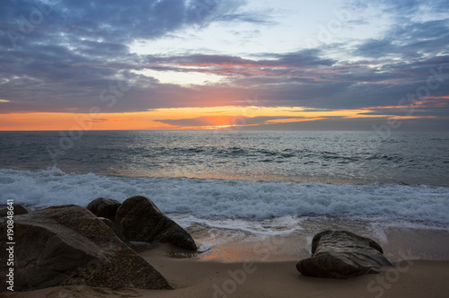 The coast of Atlantic ocean