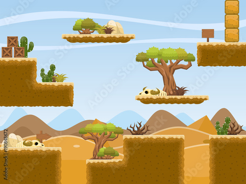 Desert Game Tileset