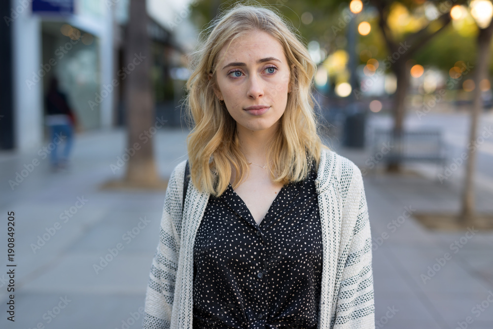 Young caucasian woman Young caucasian woman