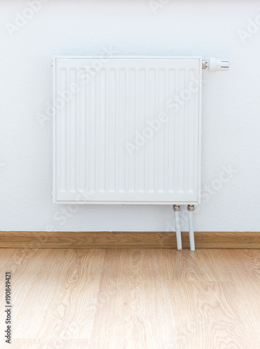 Wallpaper Mural heating radiator against white wall Torontodigital.ca