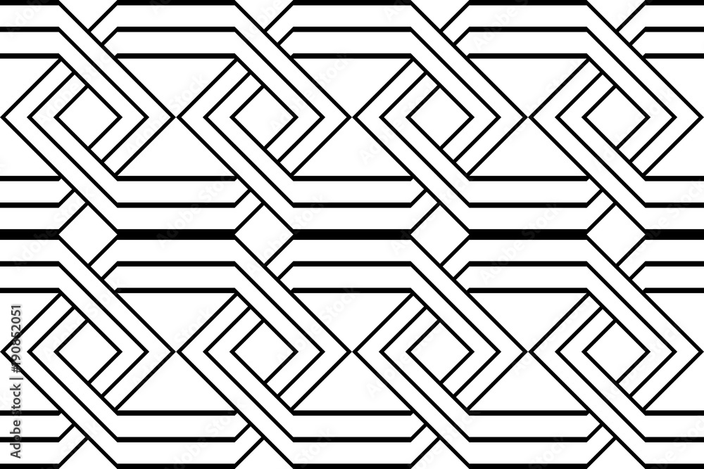 Design seamless monochrome geometric pattern Design seamless monochrome geometric pattern