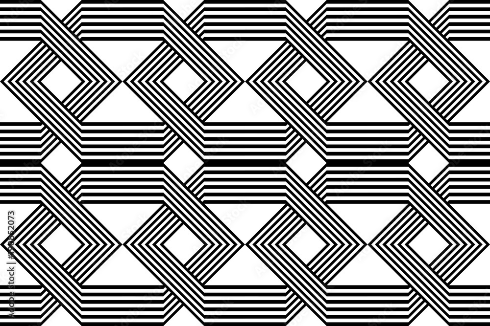 Design seamless monochrome geometric pattern Design seamless monochrome geometric pattern