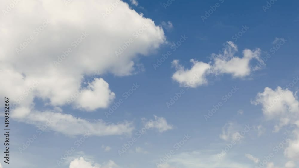 Beautiful timelapse shot of clear sky with moving clouds on daytime, shot in 4k resolution Beautiful timelapse shot of clear sky with moving clouds on daytime, shot in 4k resolution