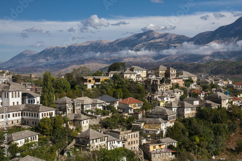 Gjirokaster is a city in southern Albania. Its old town is a UNESCO World Heritage Site, described as "a rare example of a well-preserved Ottoman town, built by farmers of large estate