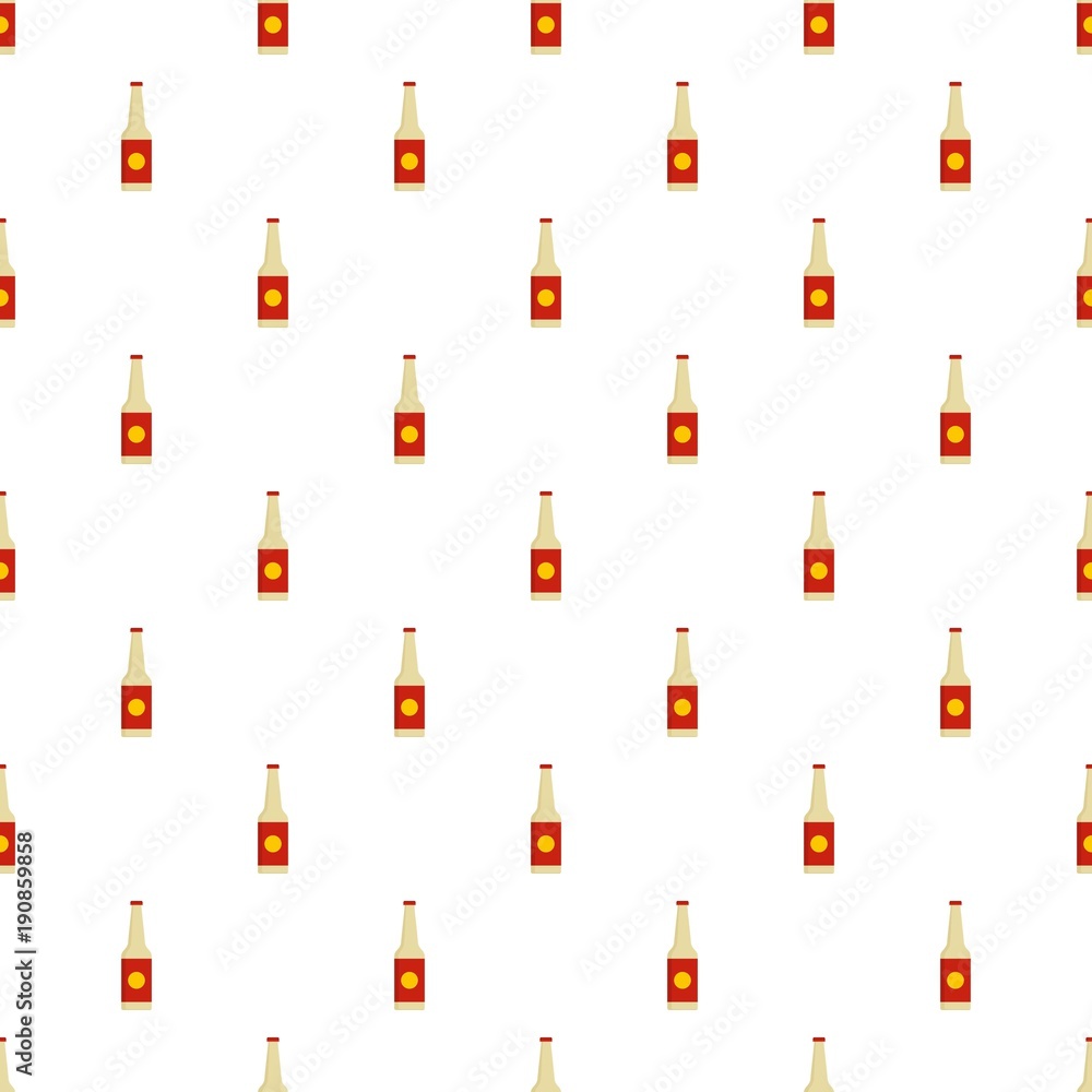 Bottle water pattern seamless in flat style for any design Bottle water pattern seamless in flat style for any design