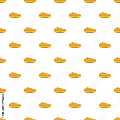 Sandwich pattern seamless in flat style for any design