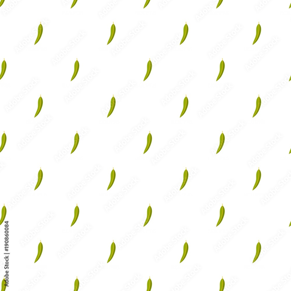Eucalyptus leaf pattern seamless in flat style for any design Eucalyptus leaf pattern seamless in flat style for any design