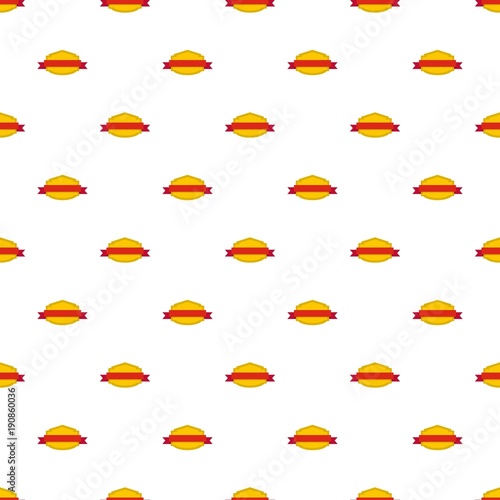 Badge banner pattern seamless in flat style for any design