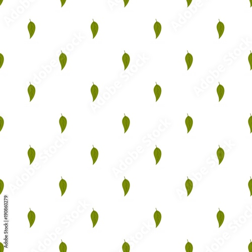 Dogwood leaf pattern seamless in flat style for any design