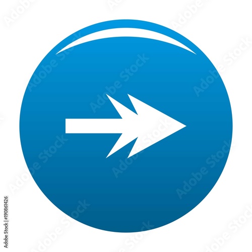 Free Download Arrow icon vector blue circle isolated on white background  - GFXLoad