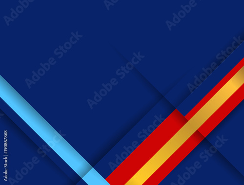 abstract blue frame sport design concept world of Russia 2018 pattern with modern  background