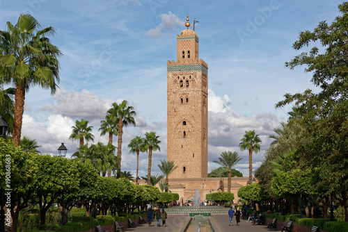 Koutubia Moschee in Marrakesch 