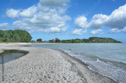 Strand im Ostseebad Thiessow auf der Insel Rügen,Mönchgut,Ostsee,Mecklenburg-Vorpommern,Deutschland