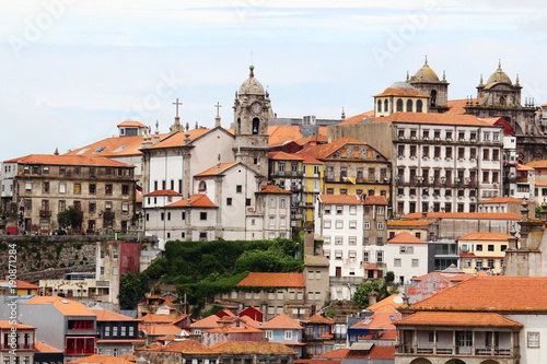 A view of the old town of Porto, Portugal