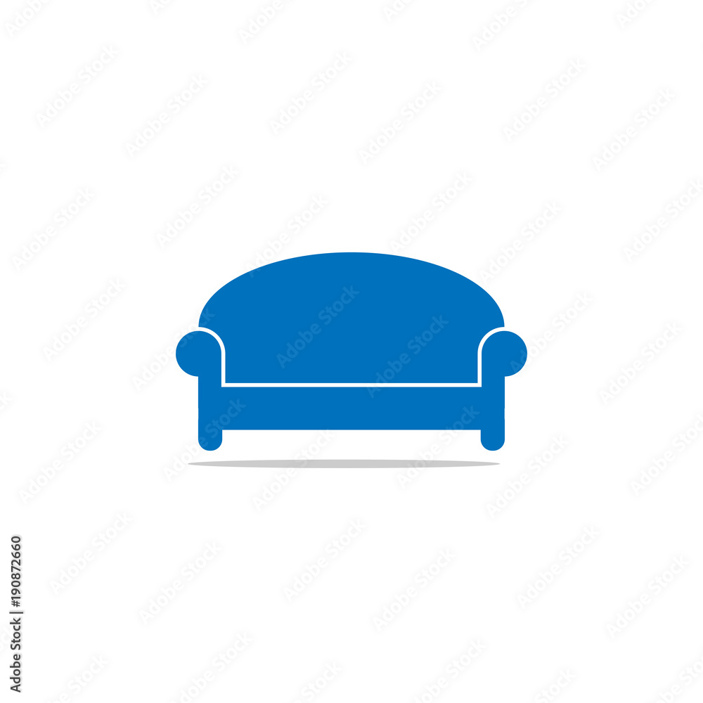 Blue sofa home furnishing interior design template Blue sofa home furnishing interior design template