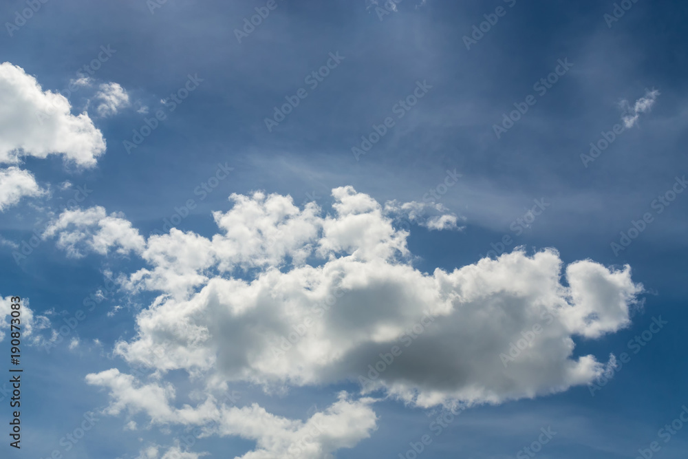 Clouds are divided into layers in the evening with light. Clouds are divided into layers in the evening with light.