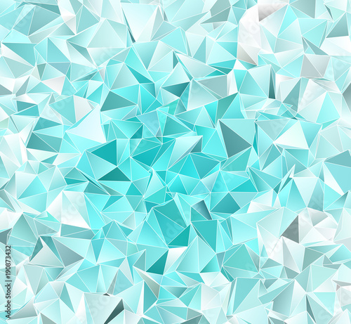 Abstract polygonal background. Triangulated texture