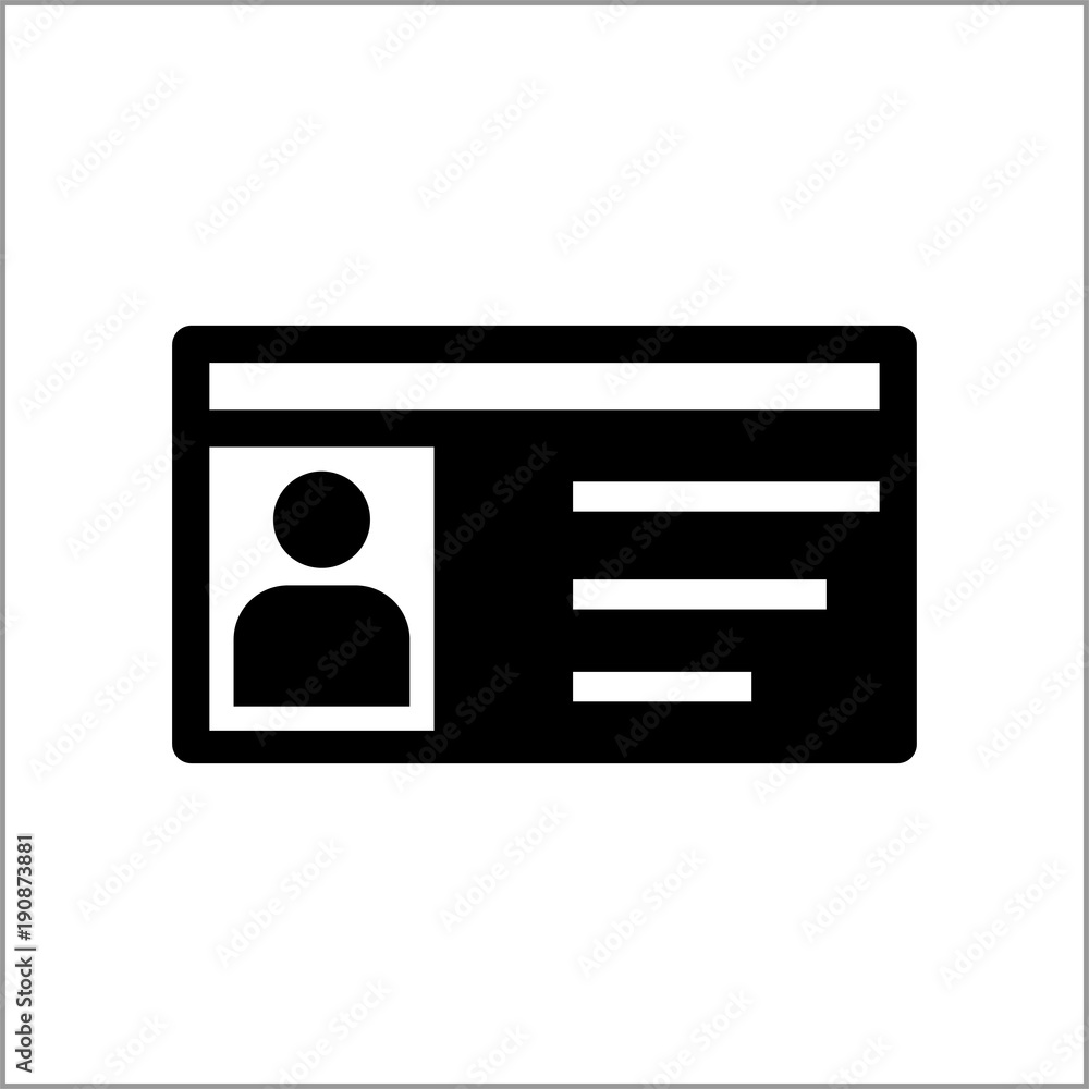 Id Card Icon Id Card Icon