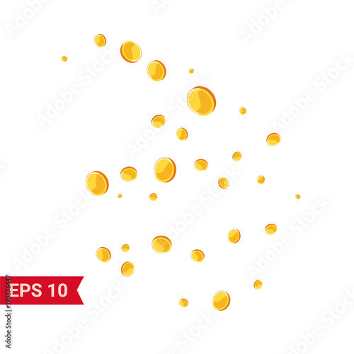 Crypto currency hype vector illustration 