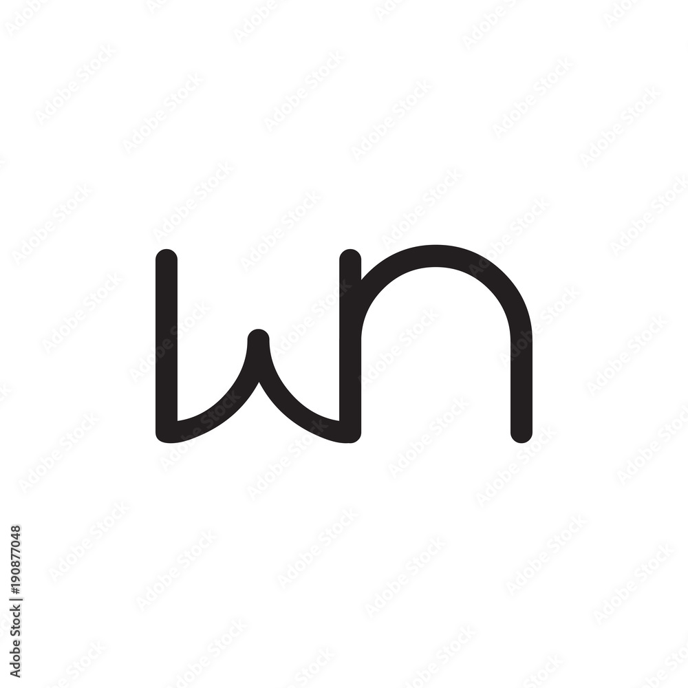 initial letter rounded logo modern initial letter rounded logo modern