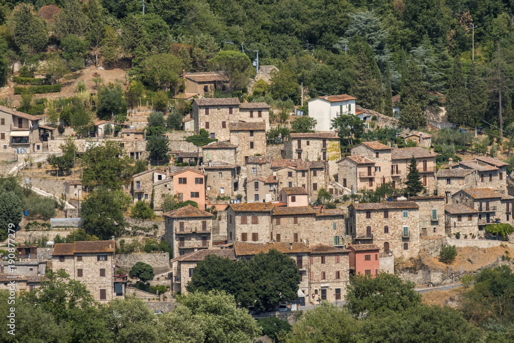 Old village of Pontecuti, near Todi, Umbria
