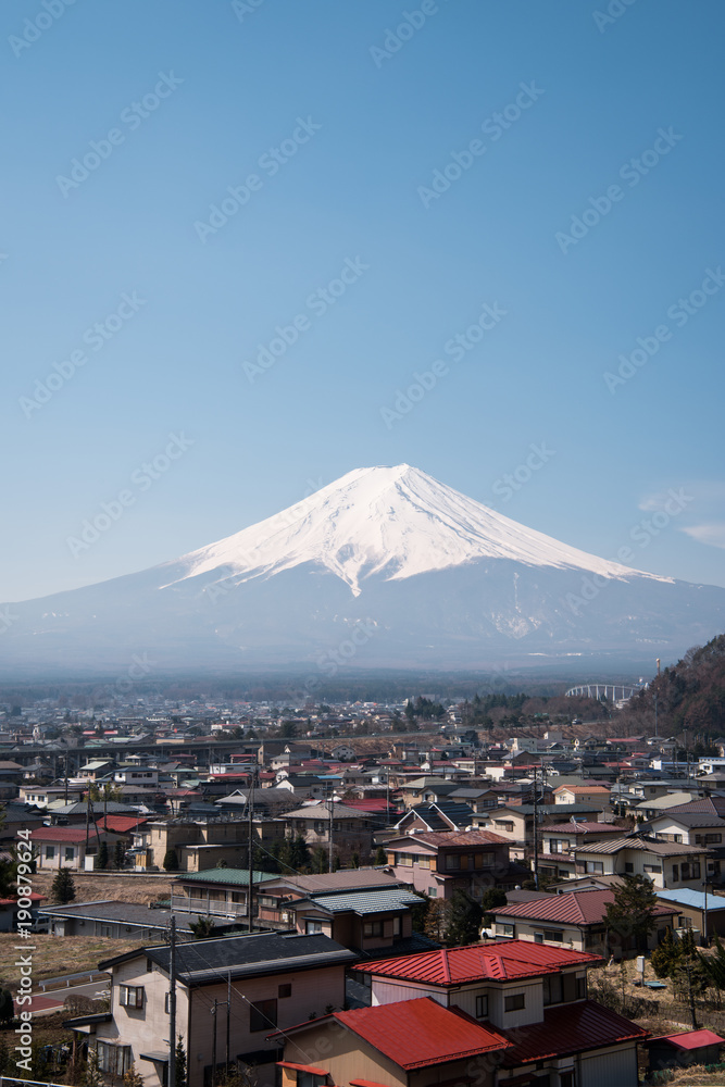 Mt. Fuji over the City