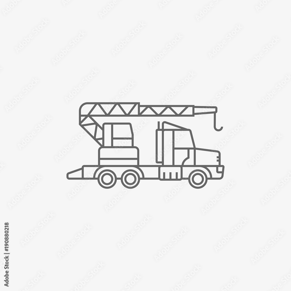 construction crane vector icon construction crane vector icon
