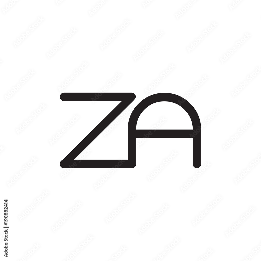 initial letter rounded logo modern initial letter rounded logo modern