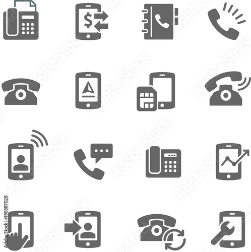 Phone Icon set