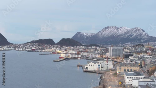 Norwegian Town Aalesund photo