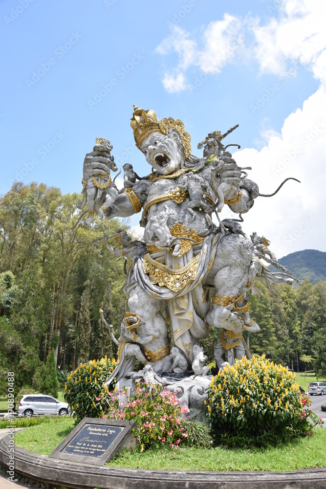 Obraz premium Hindu statue, Bedugul, Bali, Indonesia