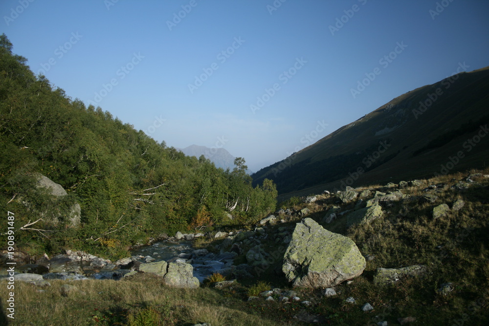 Mountain river, Arkhyz