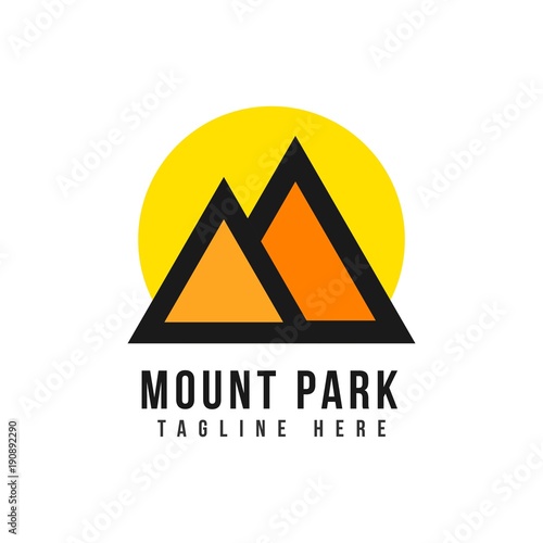 Mount Park Logo Vector Template Design